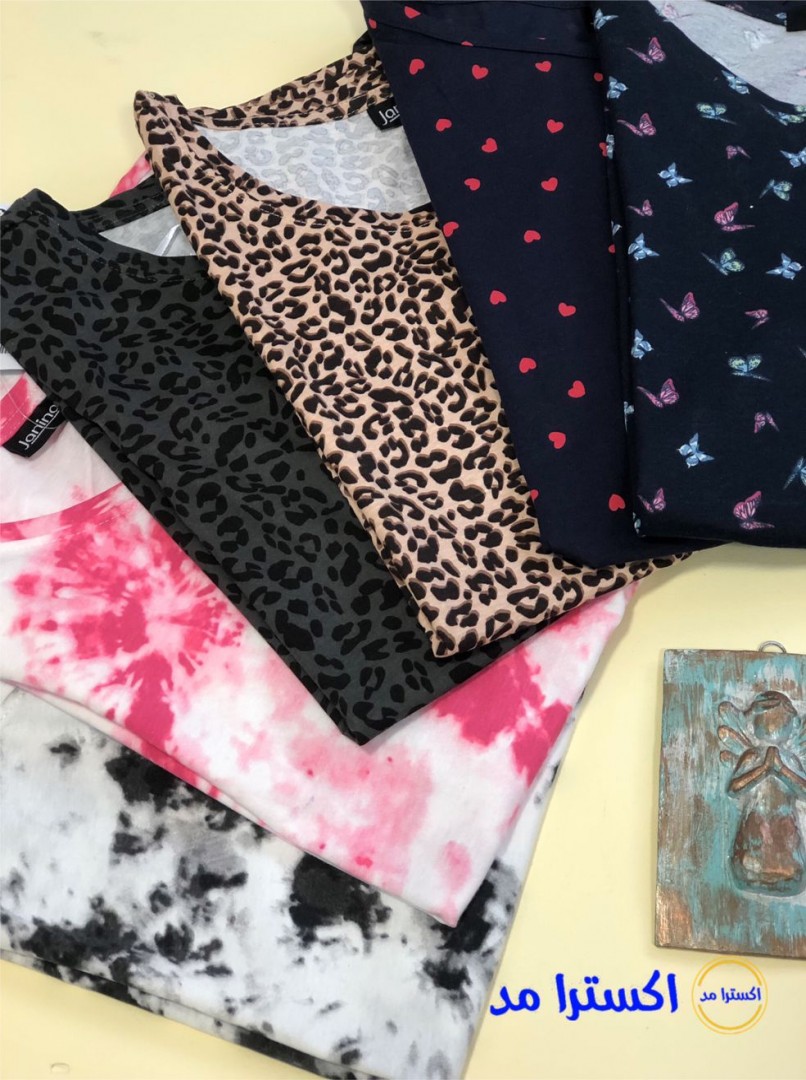 تیشرت طرحدار جانینا کد1018