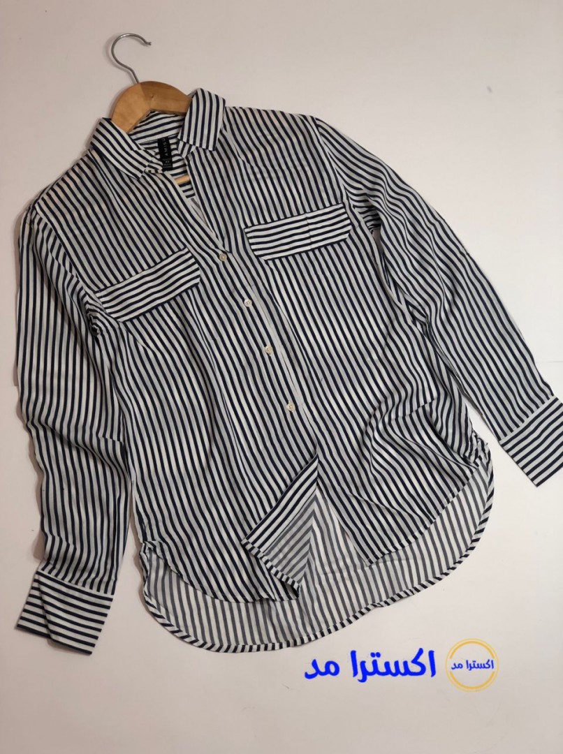 شومیز راه راه  کد2062