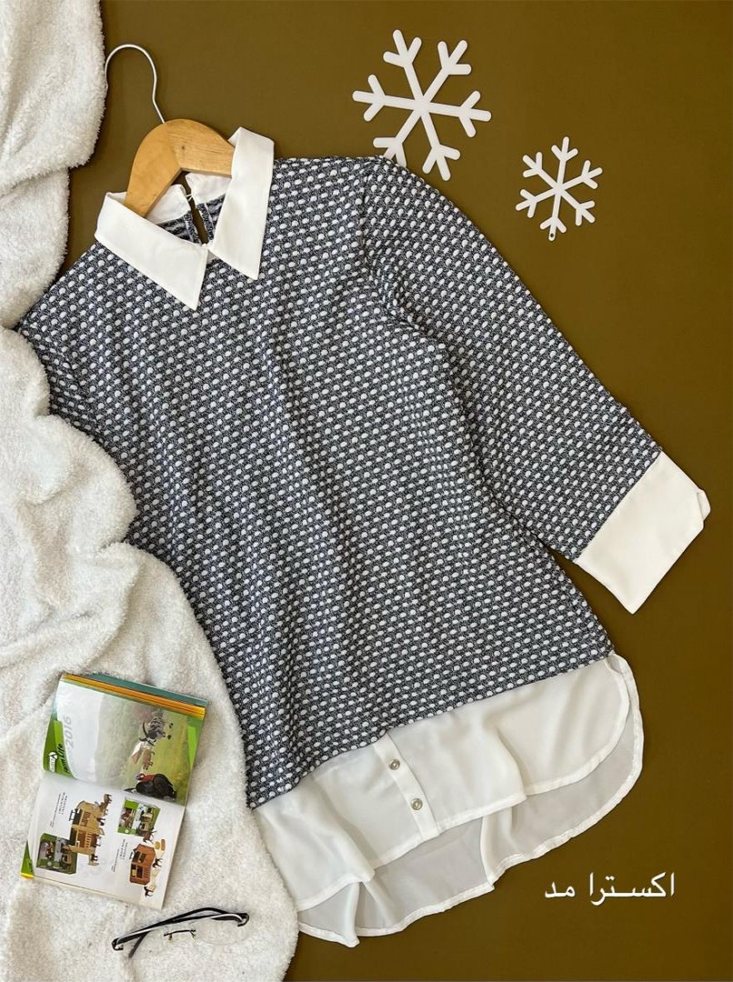 شومیز پایین حریر کد3058