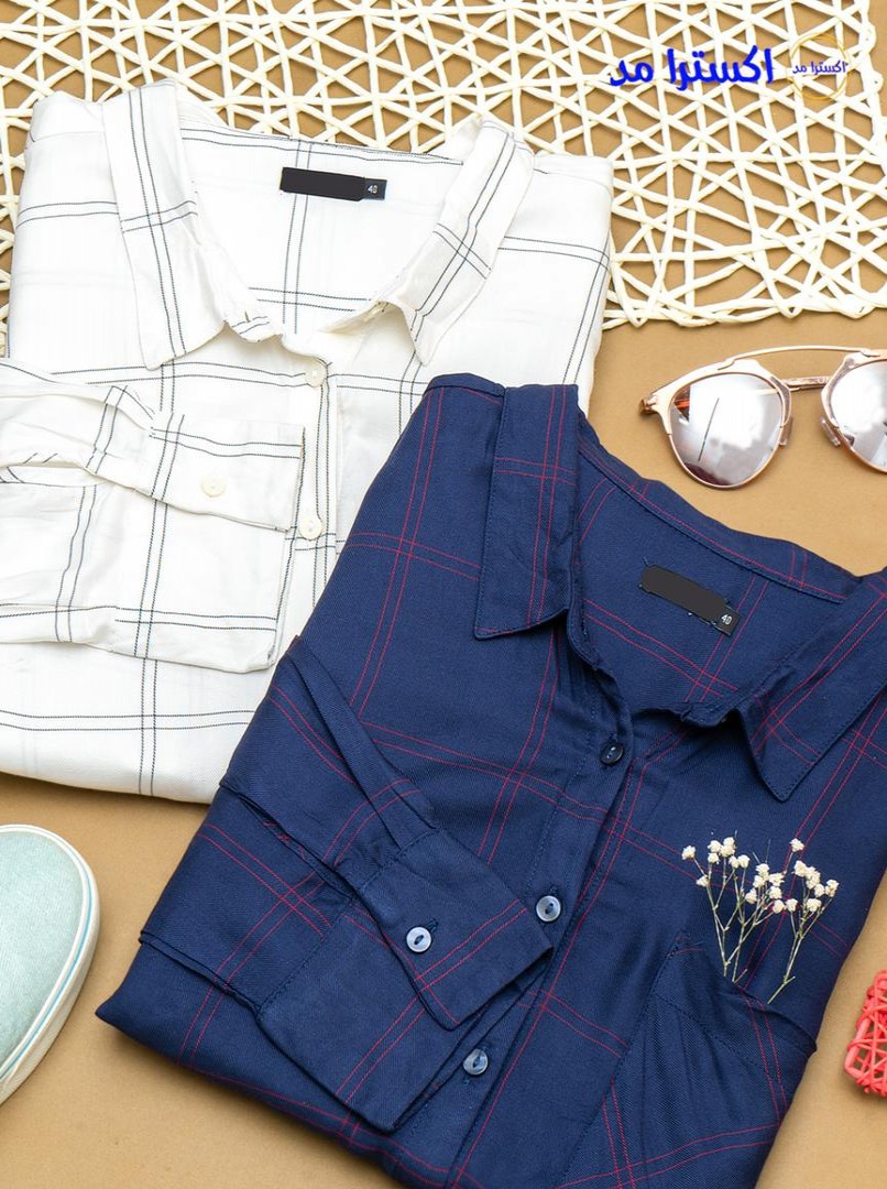 شومیز چهارخونه INEX کد95