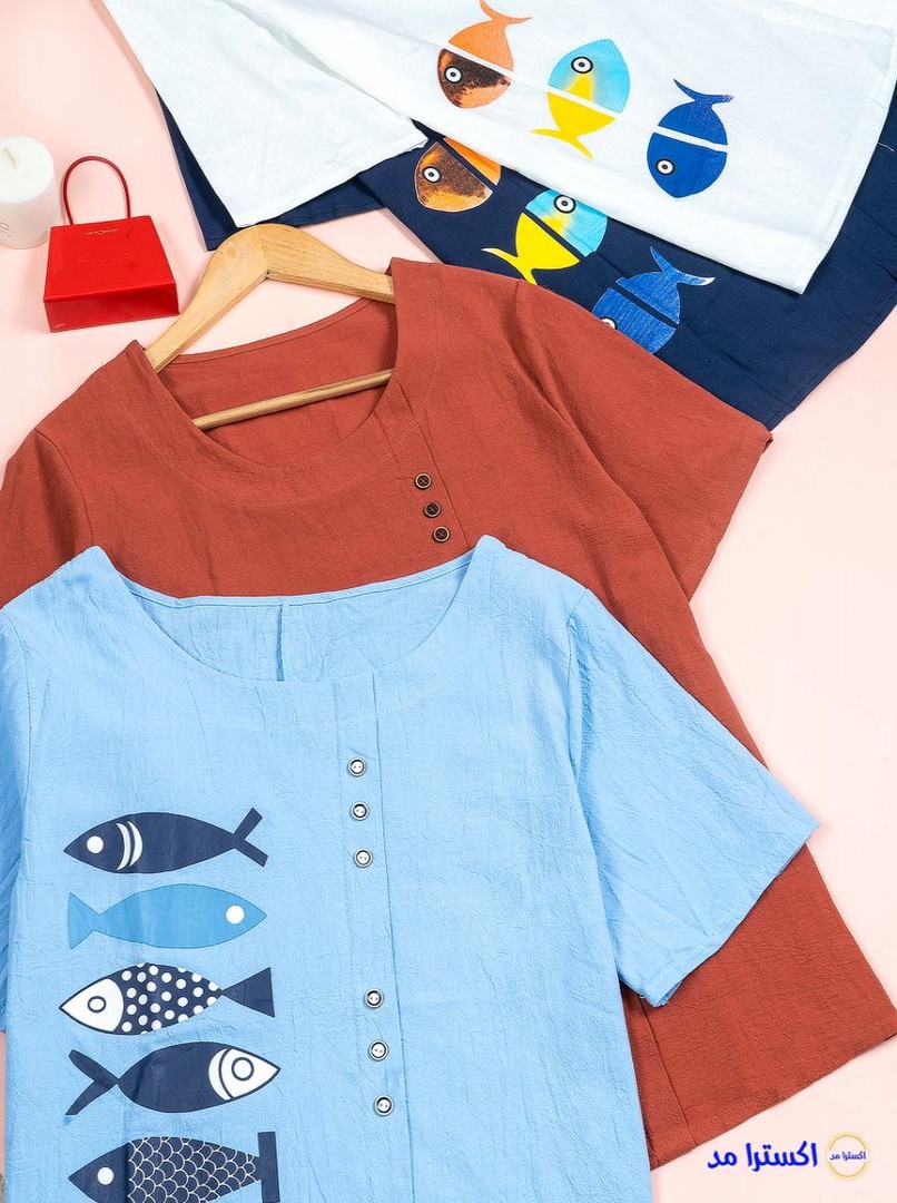 شومیز لینن کد113