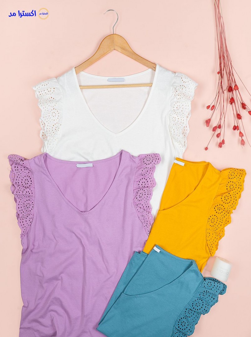 بلوز آستین خامه دوزیCALLIOPE  کد231