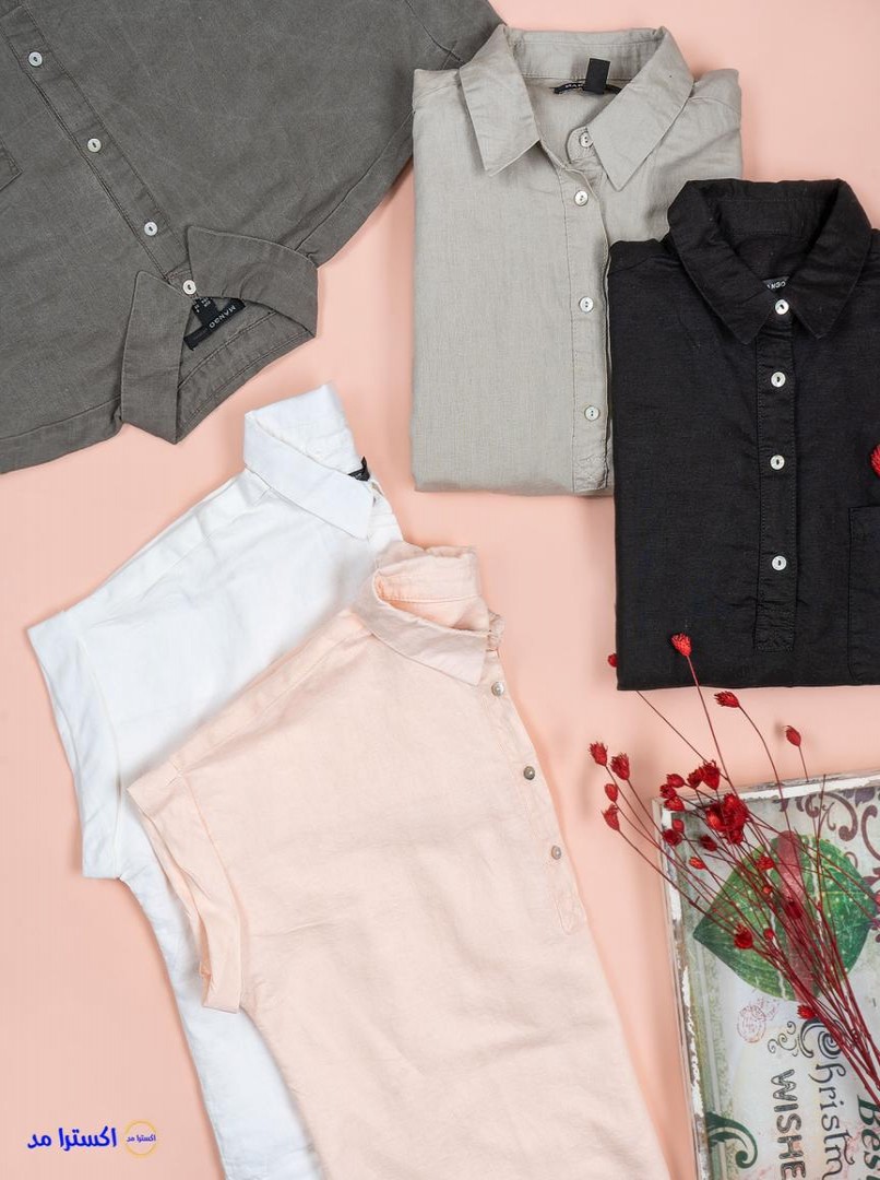 شومیز لینن MANGO کد181