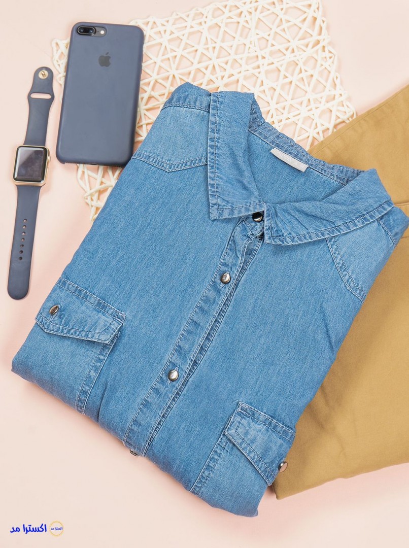 شومیزبلند(مانتو) جین مدل لش کد111