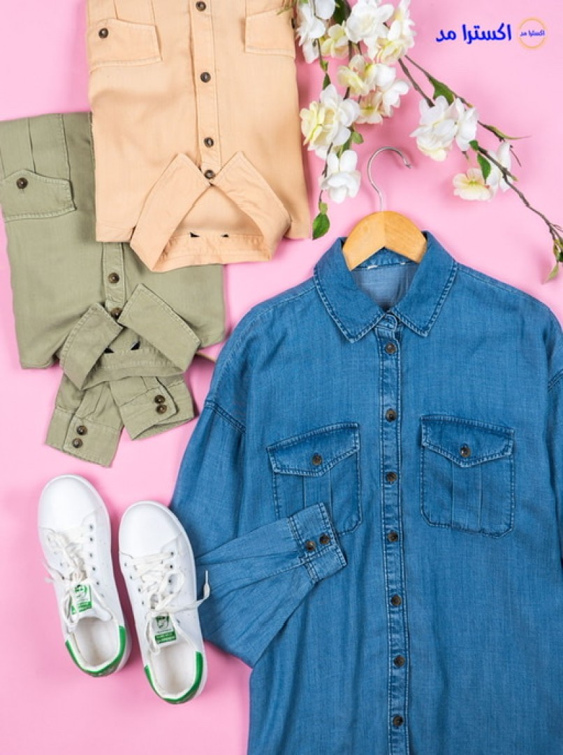 شومیزجین دوجیب کد550