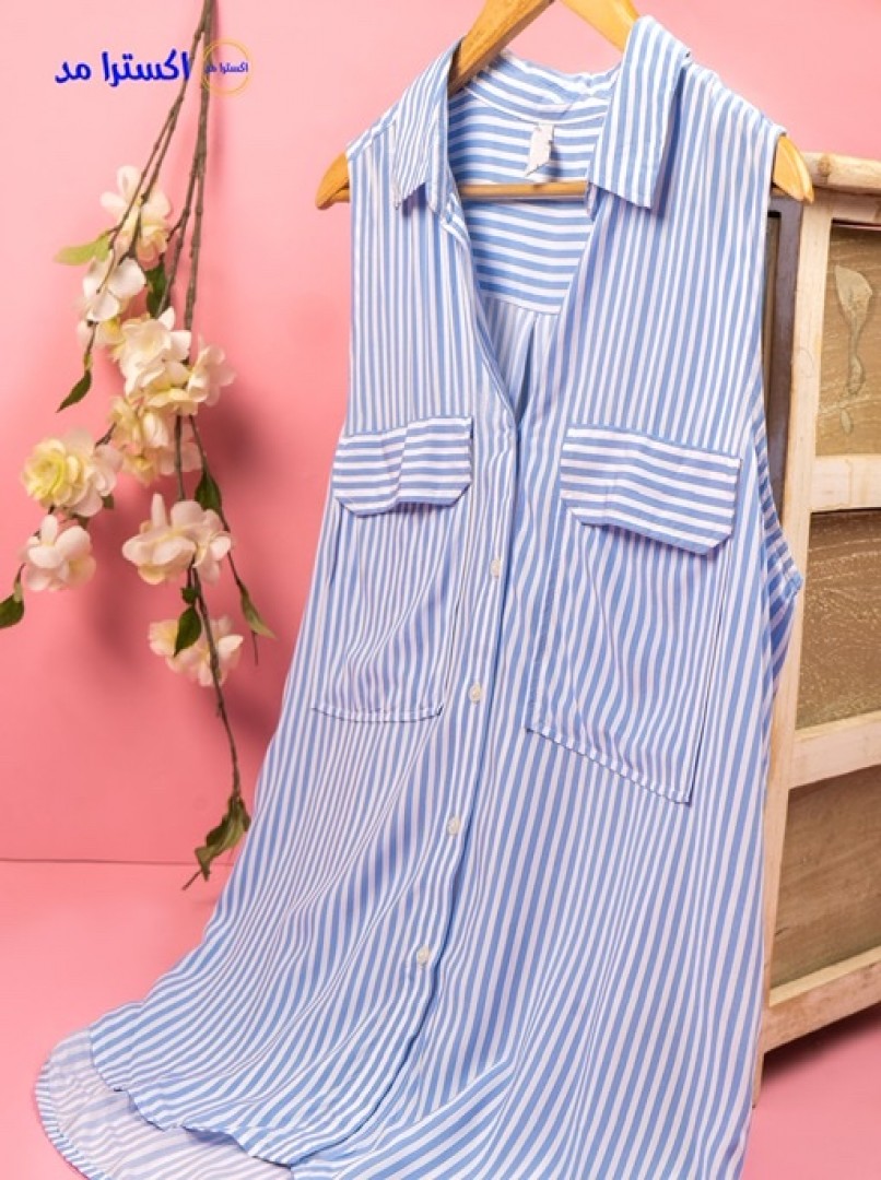 شومیزحلقه ای دوجیب کد513