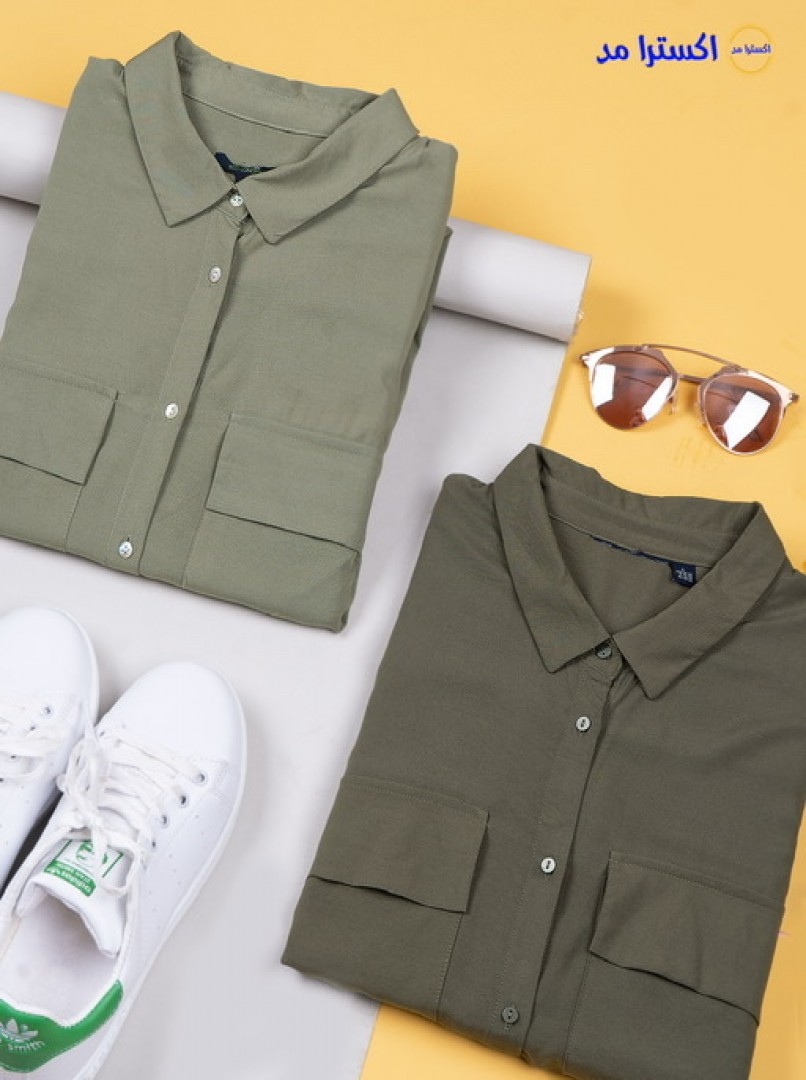 شومیزبلند (مانتو) دوجیب کد797