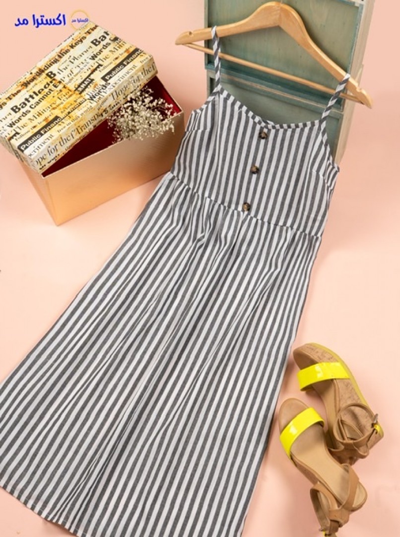 پیراهن راه راه کد923