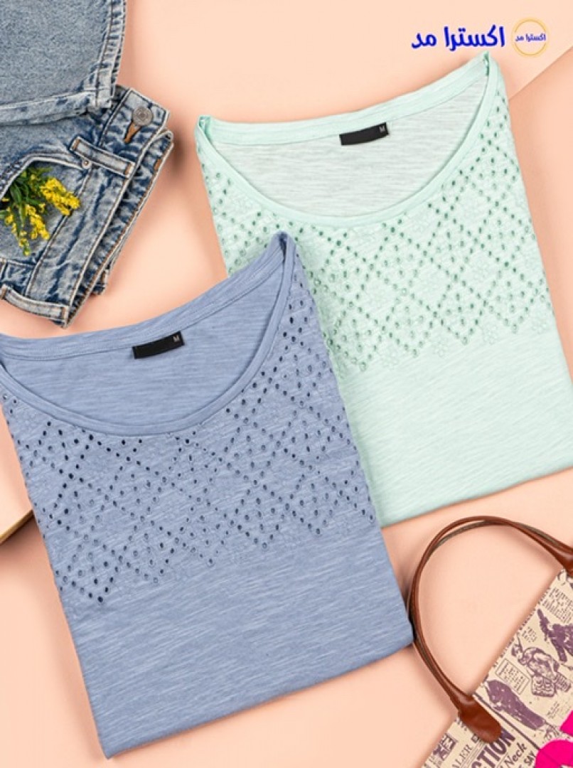 تیشرت خامه دوزی Laura toreili کد1007