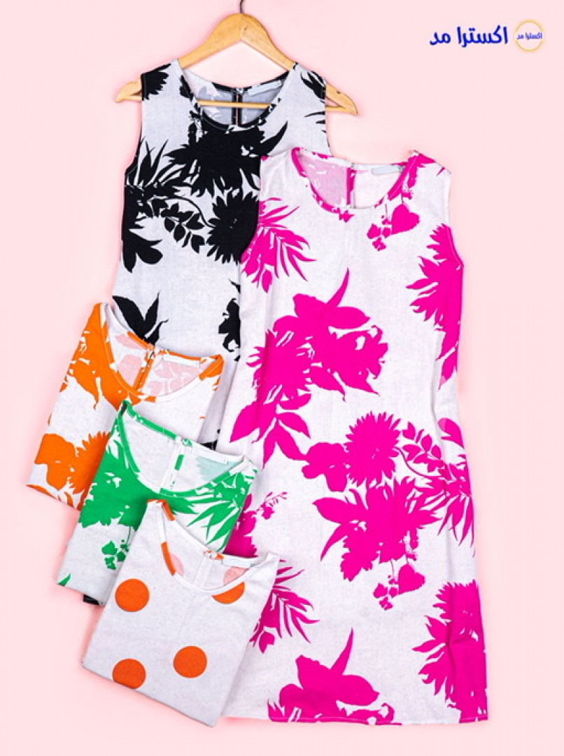 پیراهن طرحدارMISELL کد1017