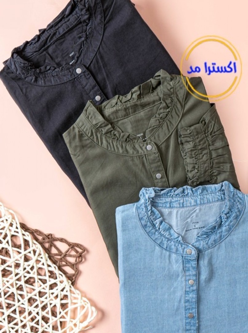 شومیز جین کد1132