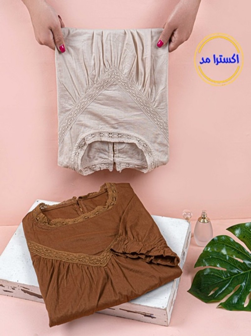 شومیز یقه گیپور کد1155