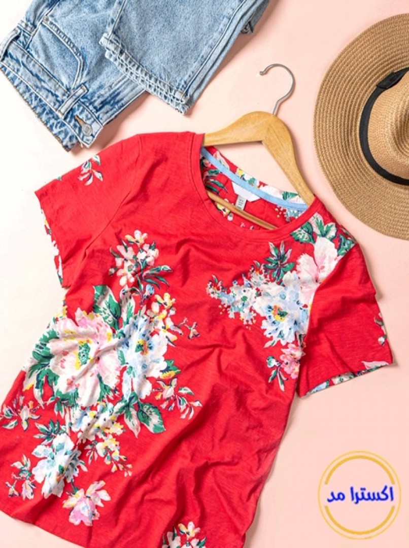 تیشرت گلدار کد1183