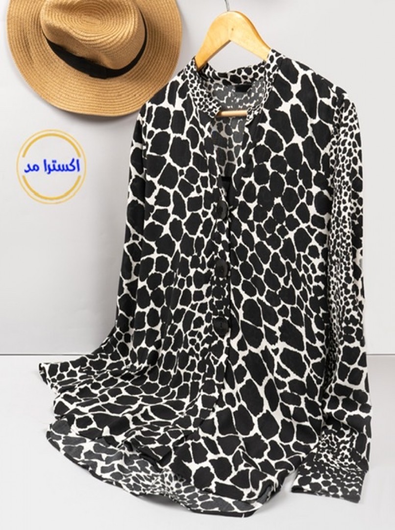 شومیز مانتویی پوست ماری کد63