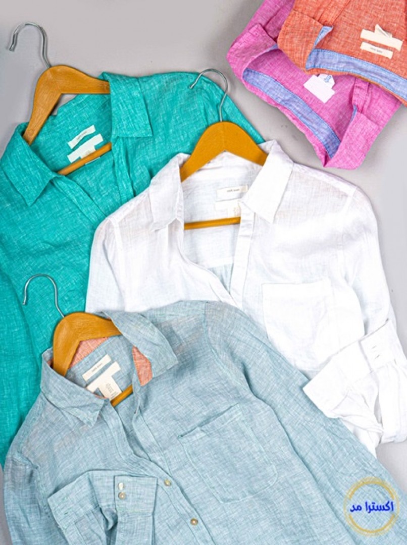 شومیز مانتویی لینن C&C کد582