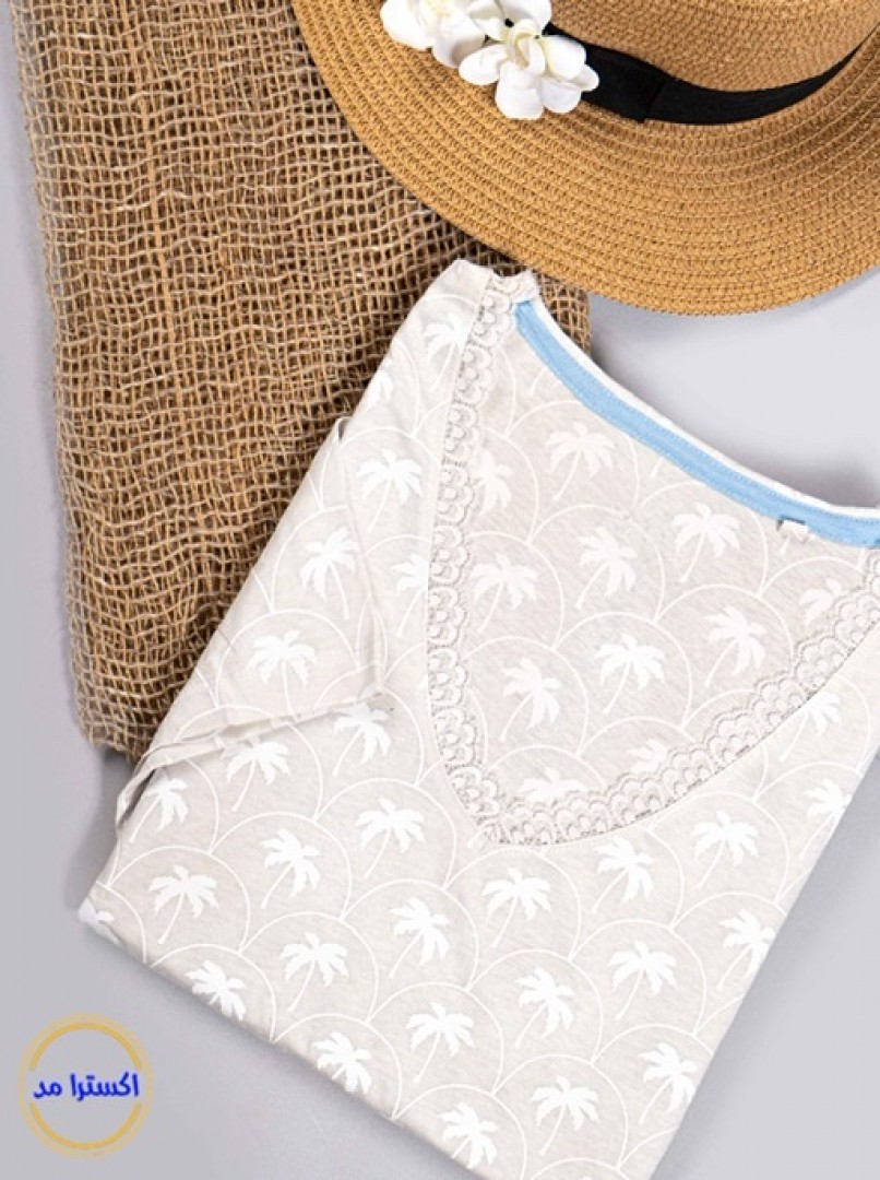 تیشرت طرح نخل کد528