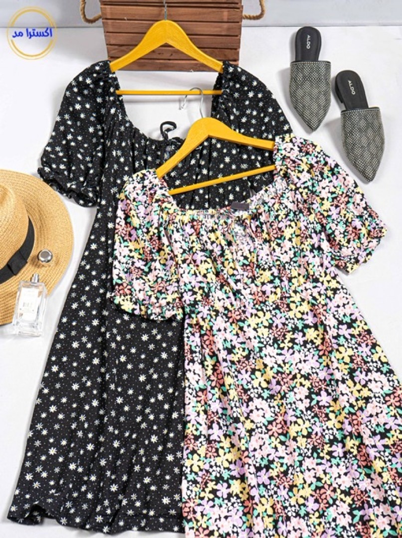 پیراهن یقه قایقی کد639