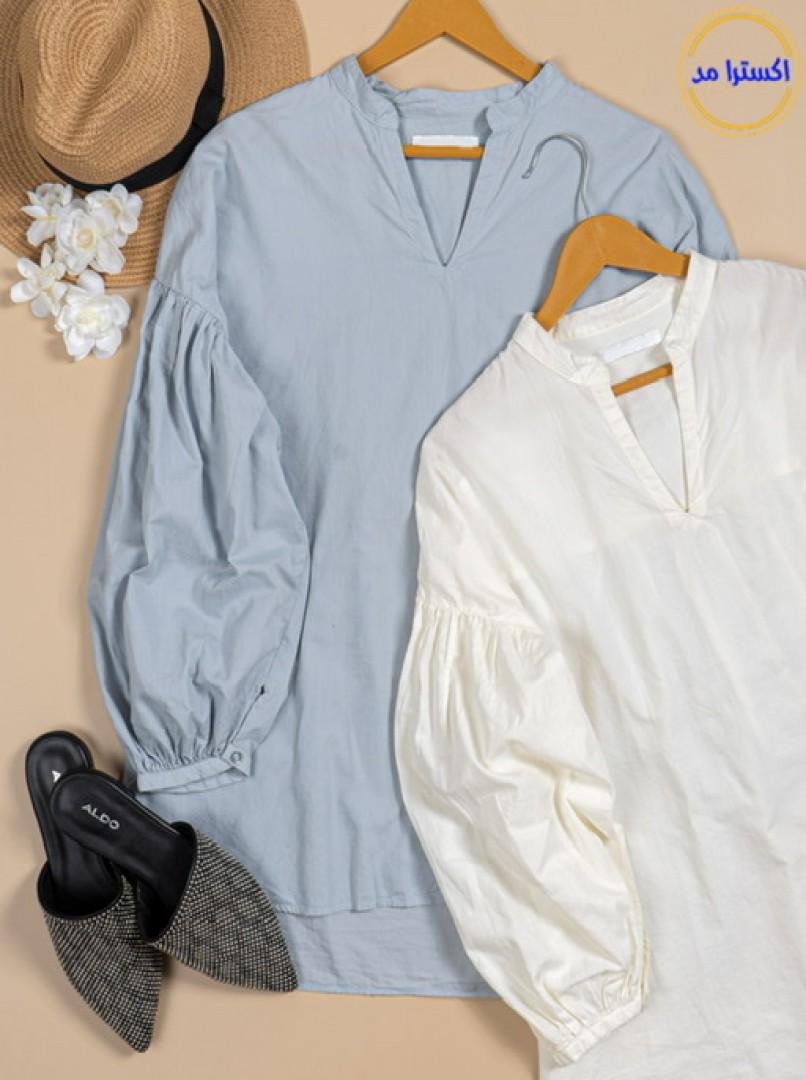 شومیز یقهV کد995