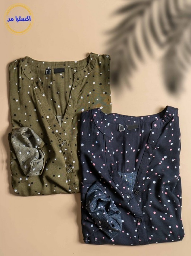 شومیز طرحدار BODY کد1079-4