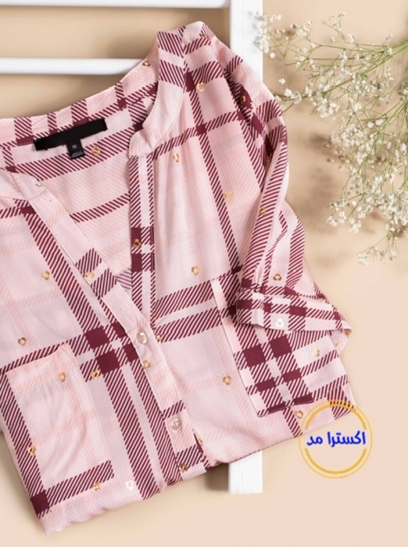 شومیزچهارخونه سایز بزرگ