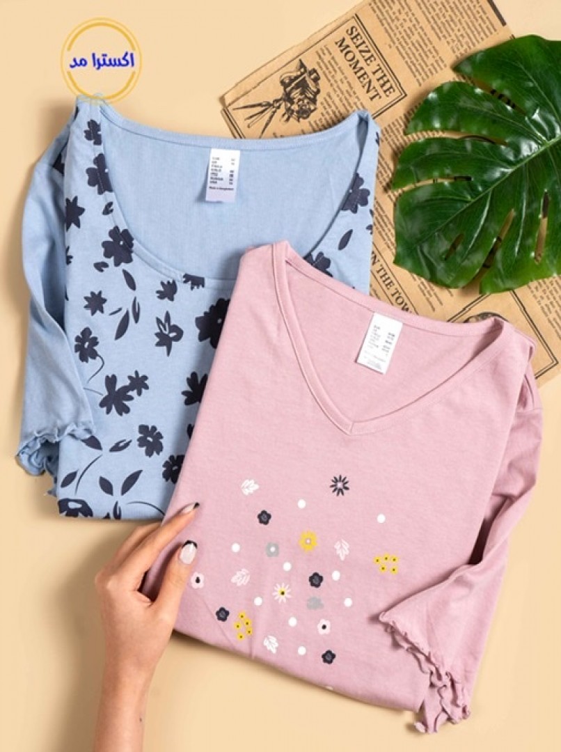 تیشرت گلدار کد1493