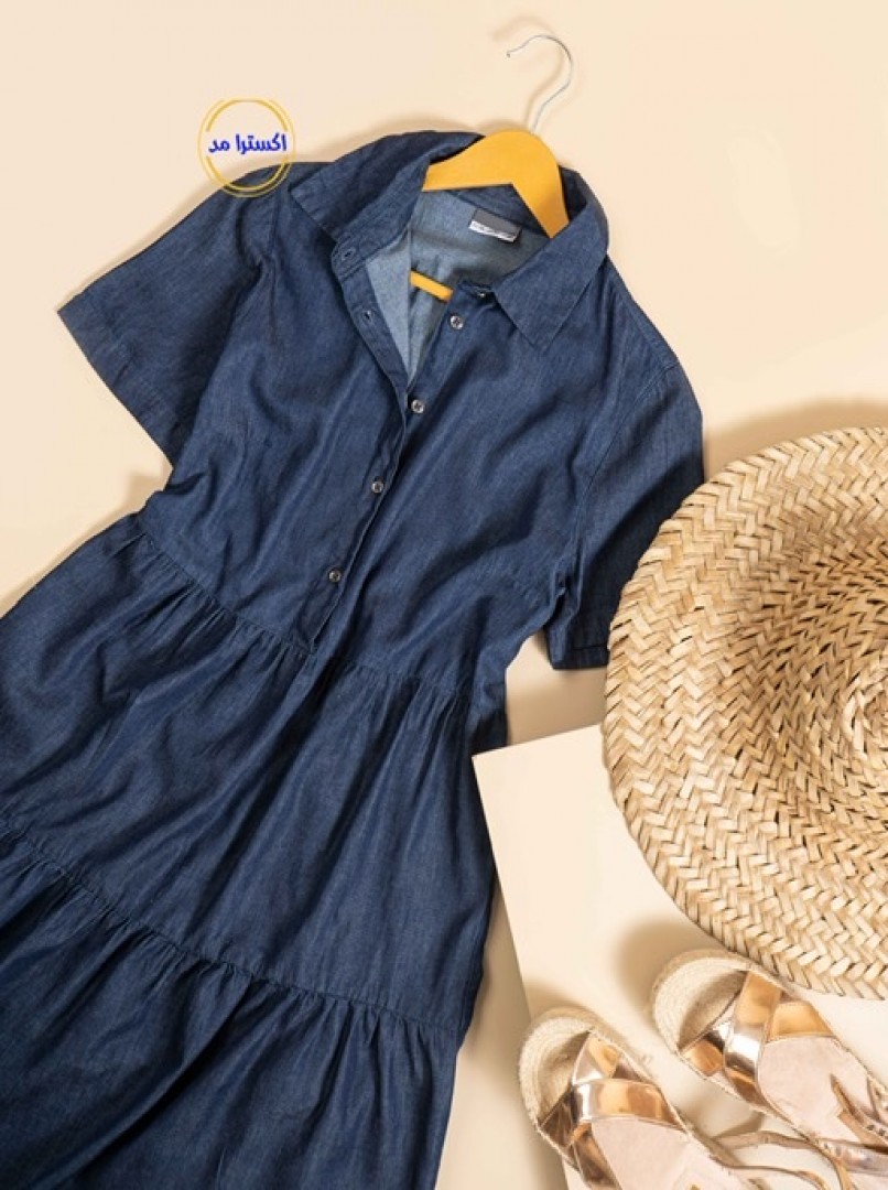 پیراهن جین کد1521