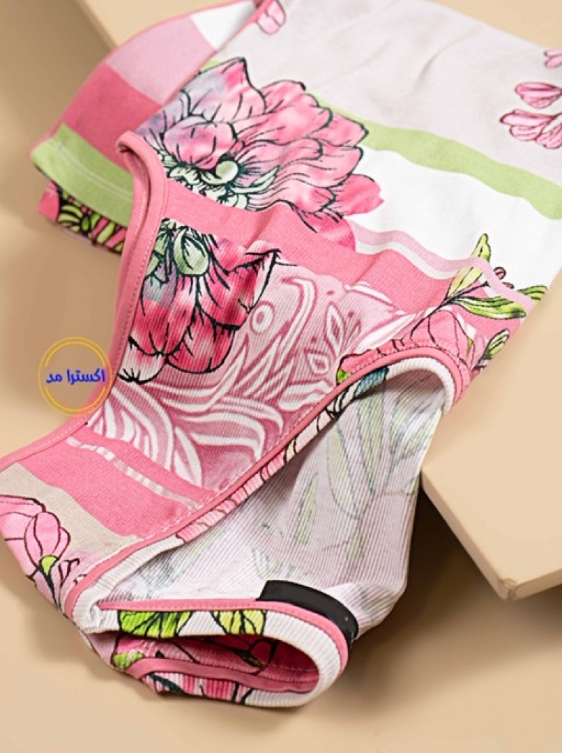 تاپ گلدار کبریتی کد1585