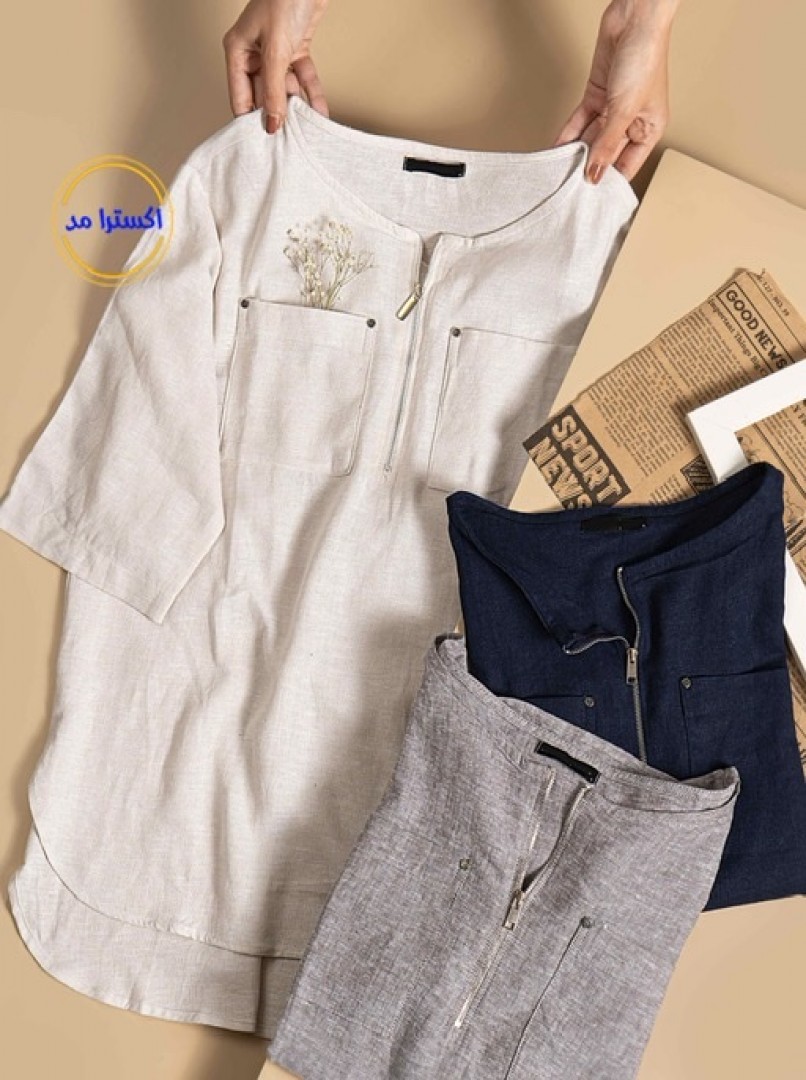 شومیزجلوزیپ LCWAIKIKI کد1523