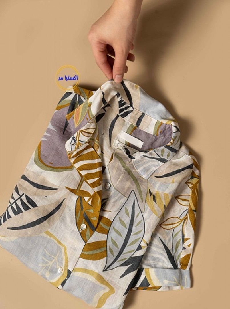 شومیز لینن هاوایی C&C کد1592