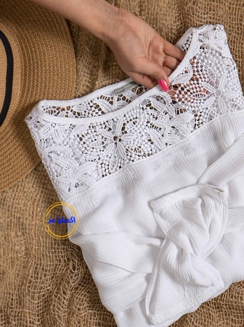 بلوز بالاگیپور laura lorelli کد1679