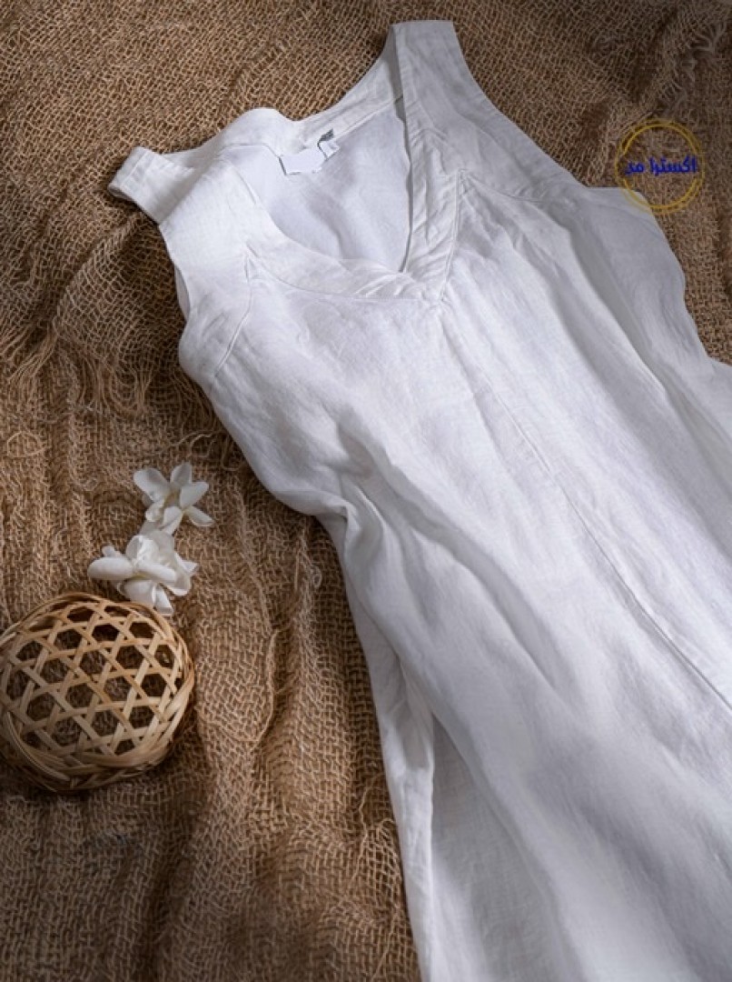 پیراهن لینن آستردار DKNY کد1711