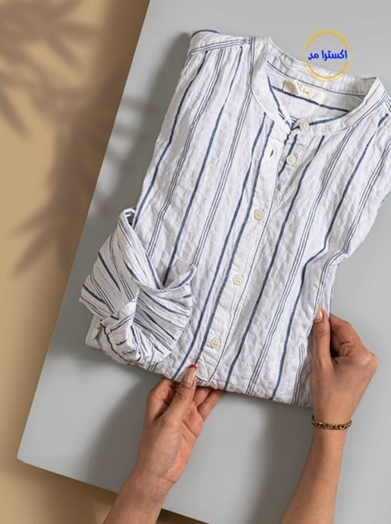 شومیز راه راه کد1773-1