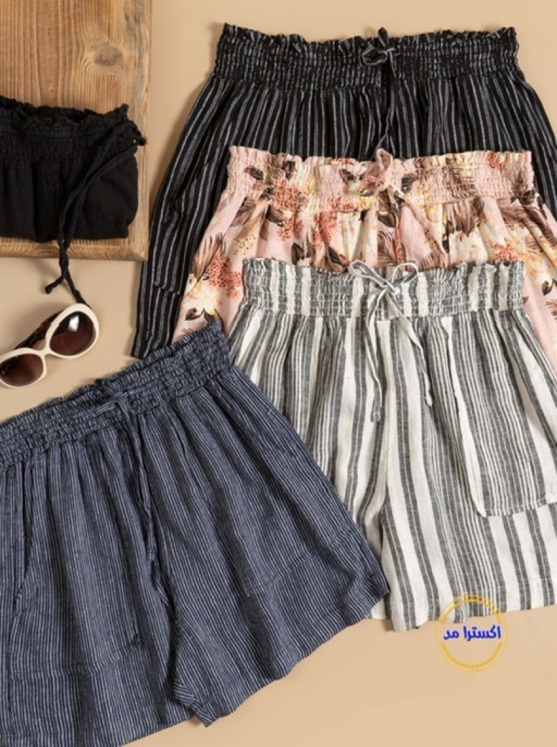 شلوارک لینن کد1887