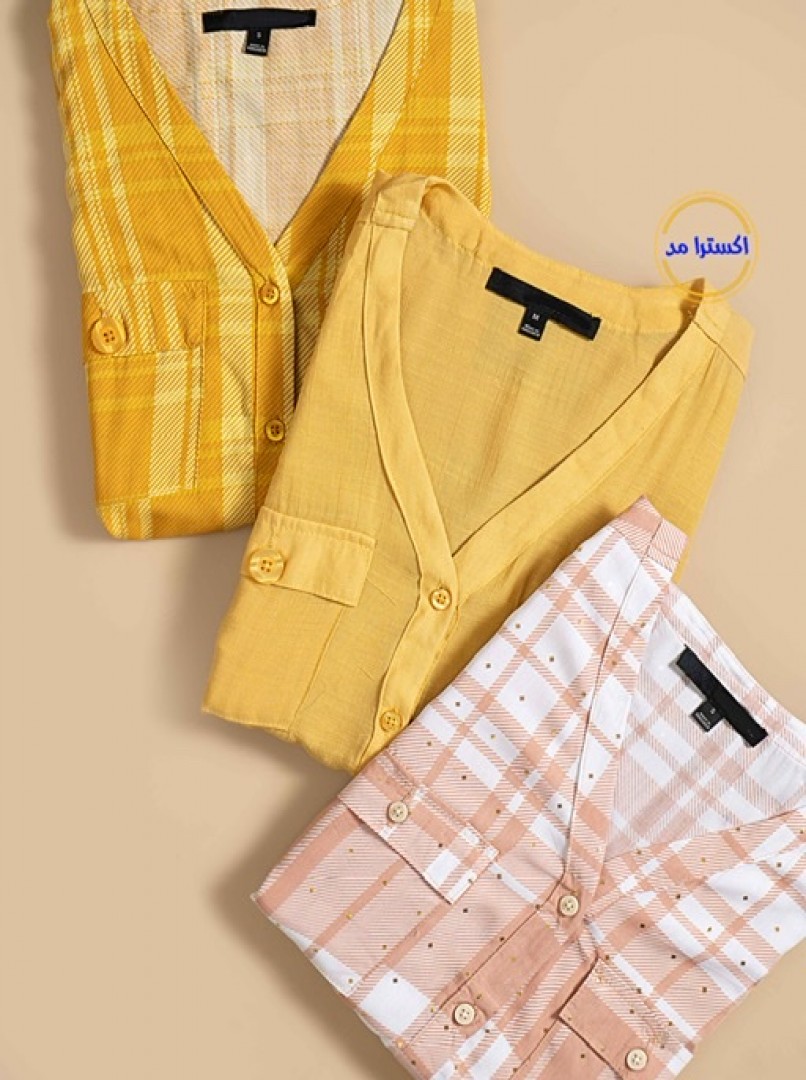 شومیز چهارخونه کد2020