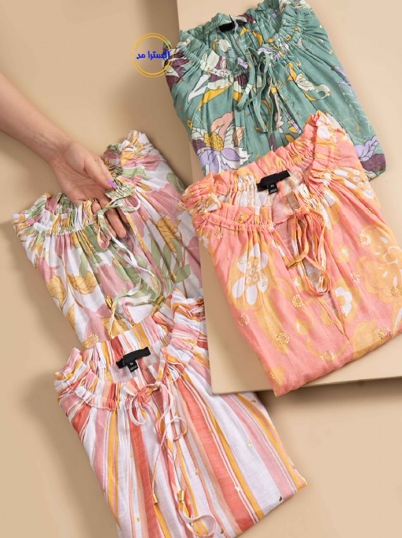 شومیز یقه بندی کد2019