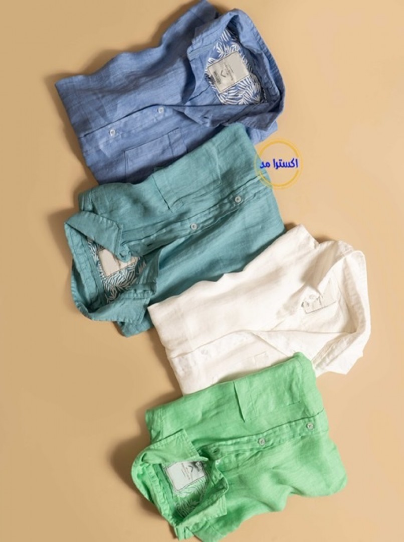 پیراهن لینن ویژه آقایون کد3066