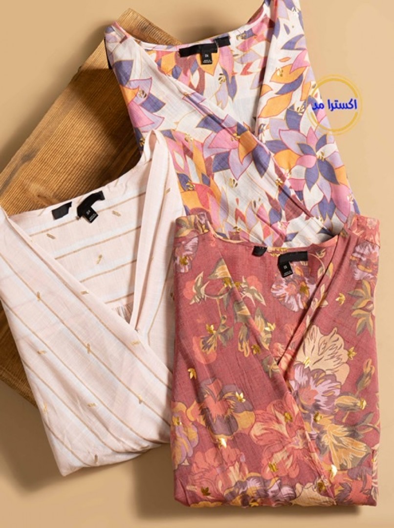 شومیزطرحدار کد2037-4