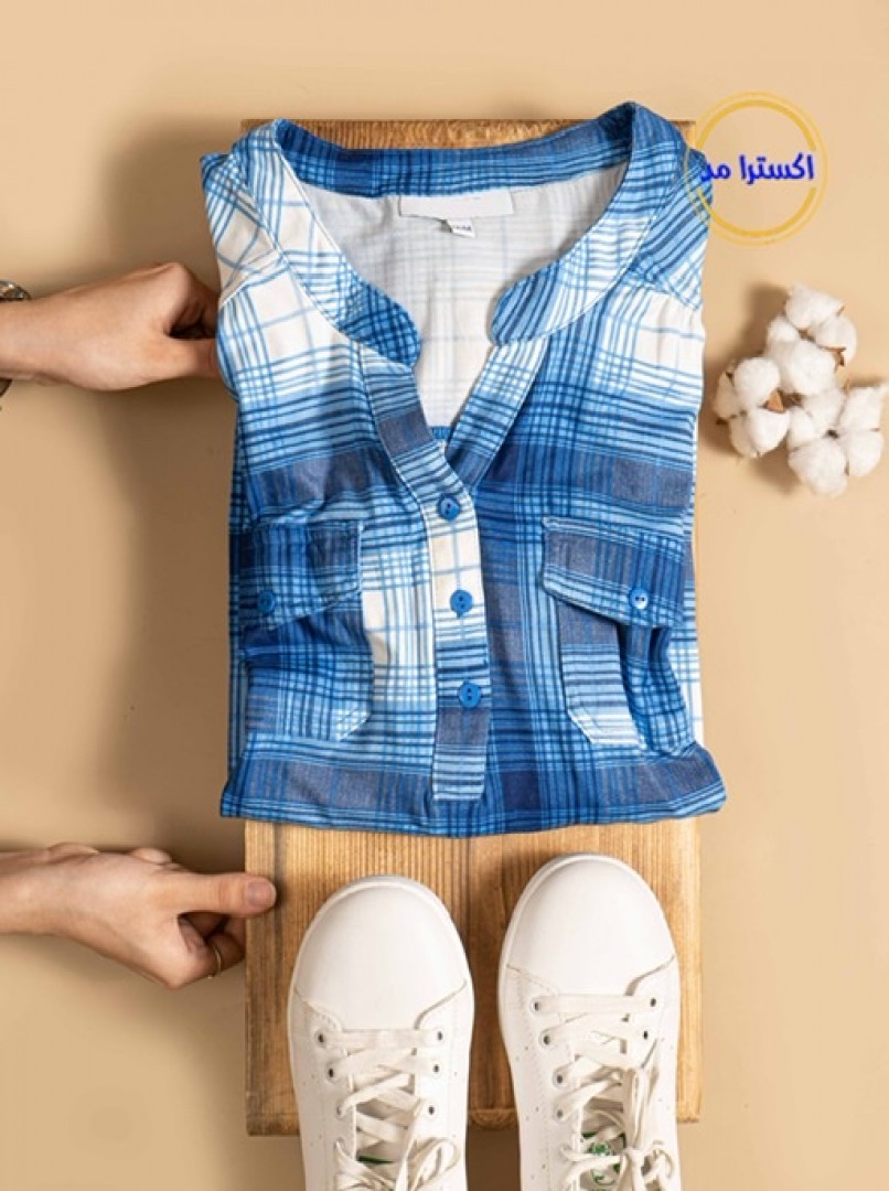 شومیز چهارخونه کد5121