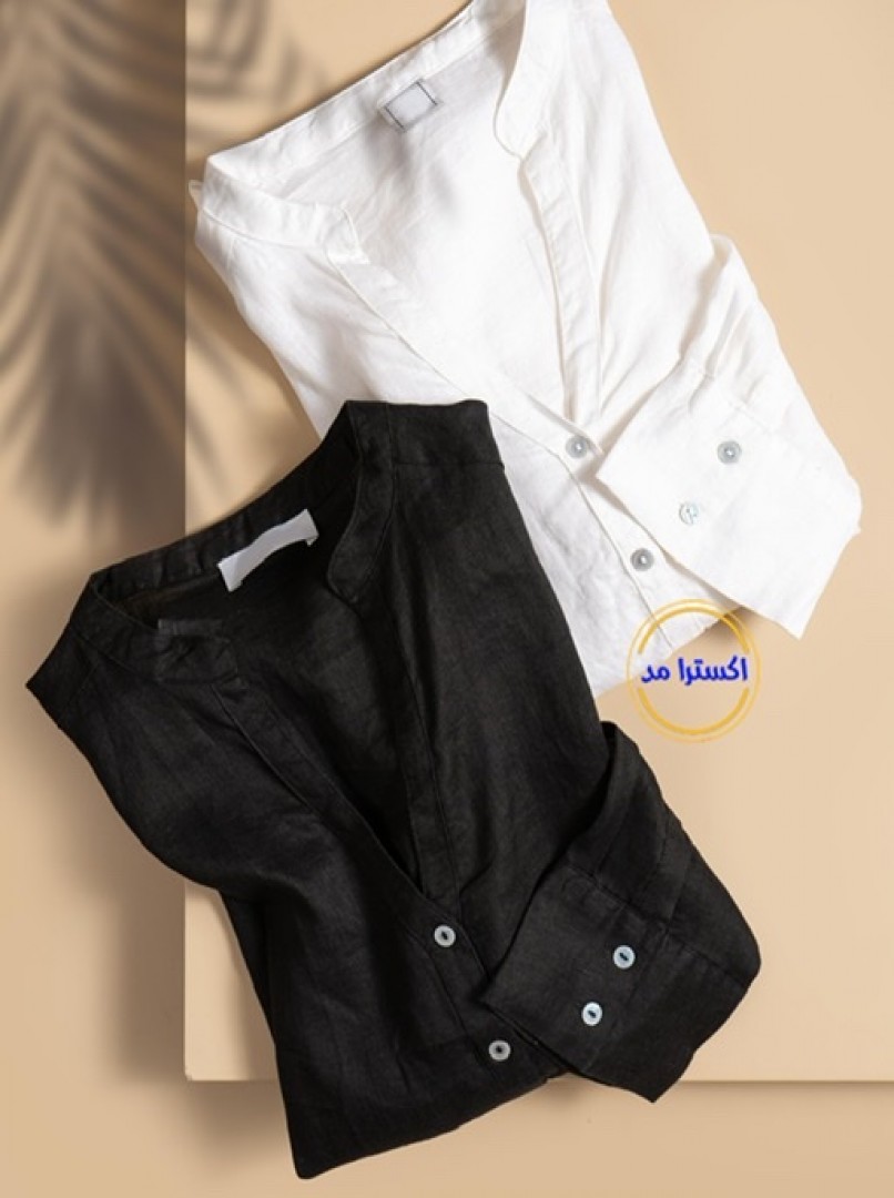 شومیز مانتویی کد5103-13