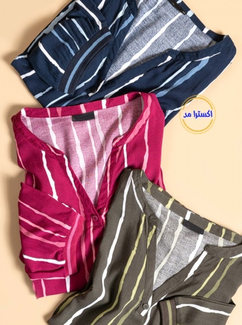 شومیز راه راه کد5348