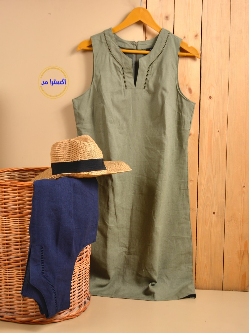 پیراهن لینن کد6933