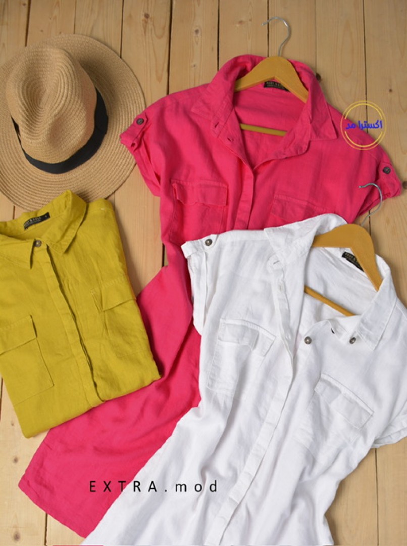 پیراهن لینن  کد6721