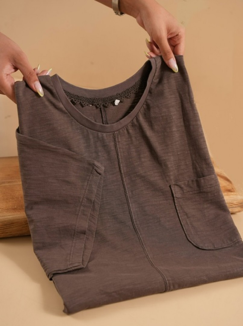 تیشرت لانگ  کد8992