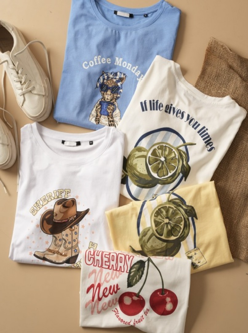 تیشرت طرحدار کد1539