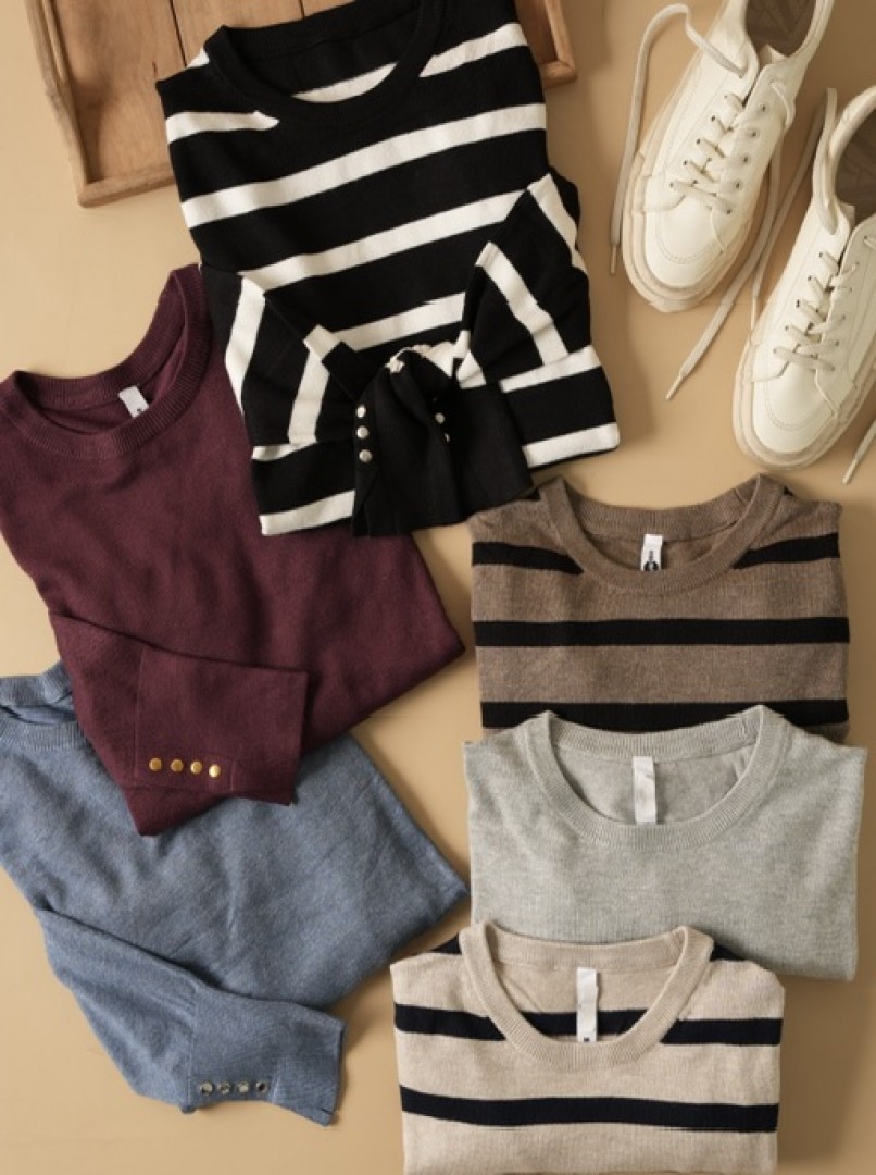 بافت گپ سر استین دکمه دار کد1591