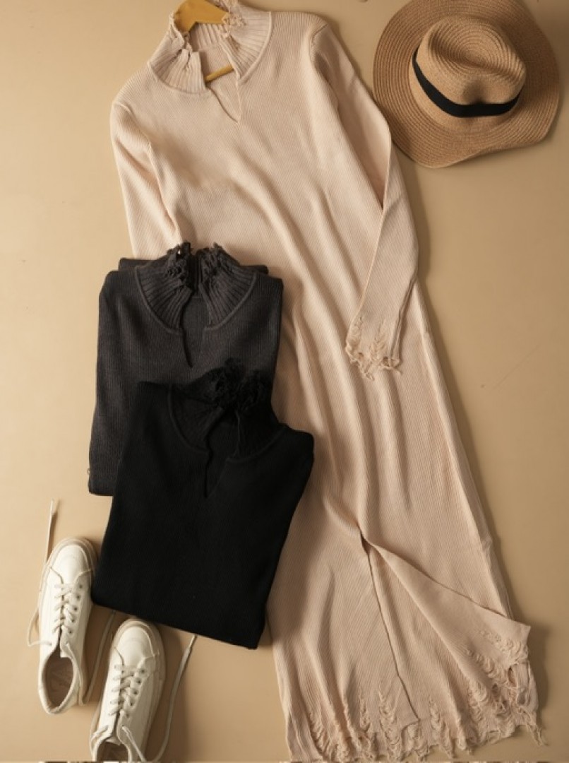 پیراهن بافت کبریتی ترک  کد1332