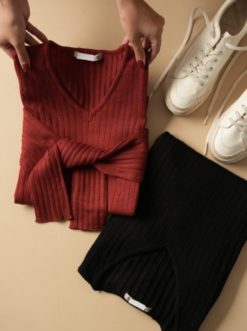 بلوز کبریتی بافت کد1558-13