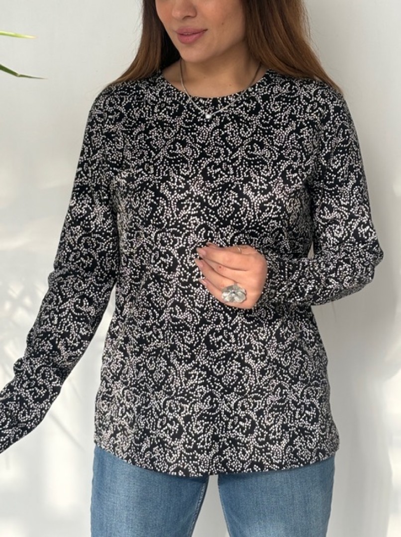 بلوز آستین بلند کد1691