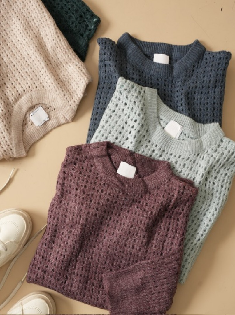 بلوز بافت زنانه پاستلی کد1399