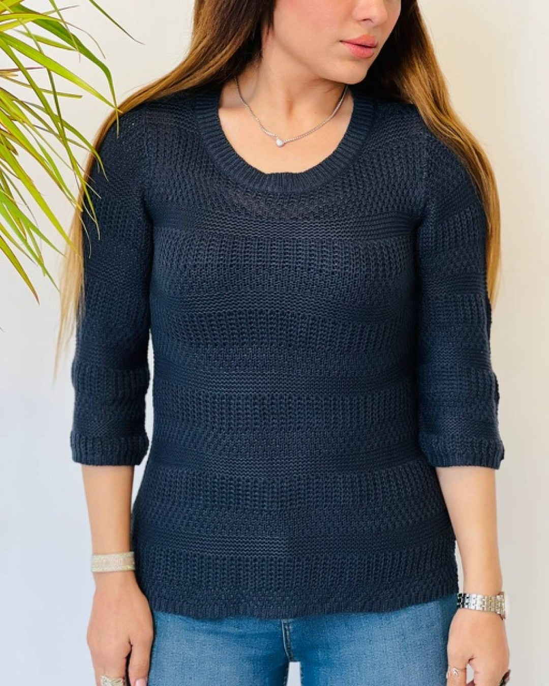 بلوز بافت زنانه کد1527